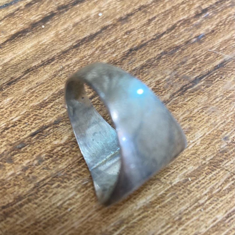 UNMARKED VINTAGE SILVER UNISEX RING - Picture 6 of 6